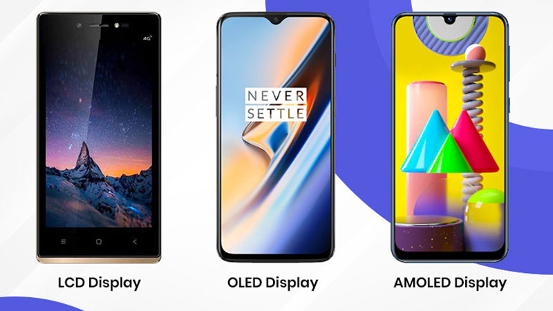 تفاوت نمایشگرهای OLED، AMOLED و IPS